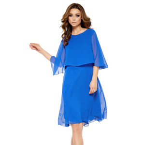Modré šaty L261