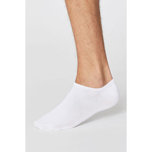 Pánské bílé kotníkové ponožky Ashley Trainer Socks
