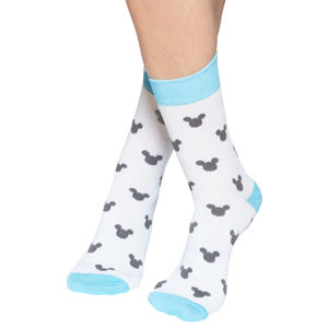 Modro-šedé vzorované ponožky Mickey Socks