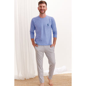 Modro-šedé pyžamo Karol