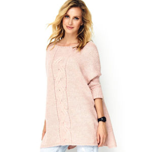 Světle růžový pulovr S82