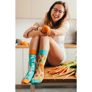 Vícebarevné ponožky Carrot Rabbit