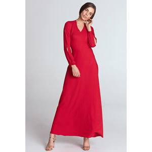 Červené šaty S114