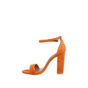 Oranžové kožené sandály Carrson