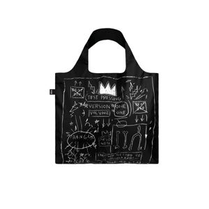 Černá taška Jean Michel Basquiat Crown Bag