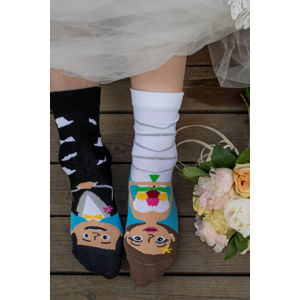 Vícebarevné ponožky Bride And Groom