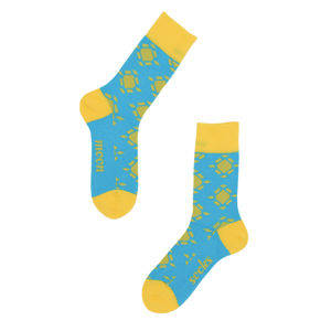 Modro-žluté ponožky Kalet III