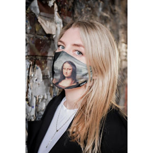 Vícebarevná ochranná rouška Leonardo da Vinci Mona Lisa Mask