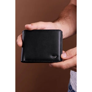 Pánská černá kožená peněženka Joshua
