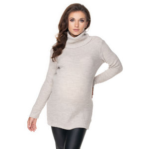 Béžový těhotenský pulovr 40042