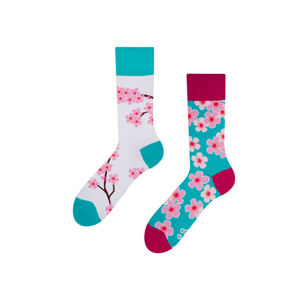 Vícebarevné ponožky Sakura