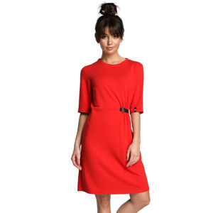 Červené šaty BE 066