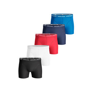 Vícebarevné boxerky Solid Essential Shorts - pět balení