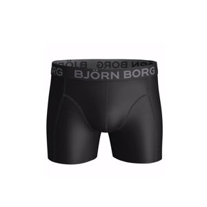 Černé boxerky Solid Microfiber Shorts