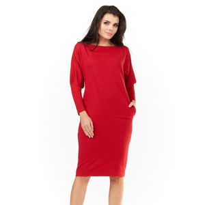 Červené šaty A206