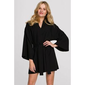 Černé kimonové šaty K101