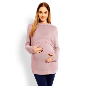 Starorůžový těhotenský pulovr 40001C