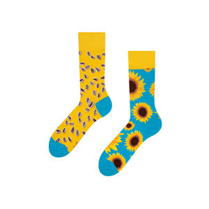 Modro-žluté ponožky Sunflower