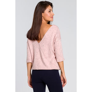 Růžový pulovr S150