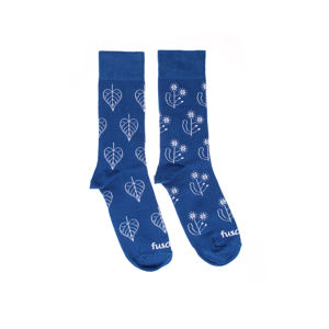 Modré ponožky Linden Blueprint