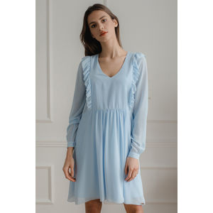 Světle modré šaty L083
