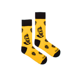 Černo-žluté ponožky Hipstahop
