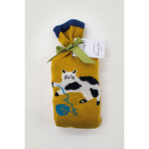 Modro-žluté ponožky Kitty Socks In a Bag - dvojbalení