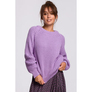 Fialový pulovr BK045