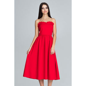 Červené šaty M602