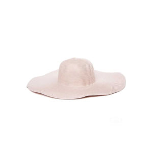 Světle růžový slaměný klobouk Solene
