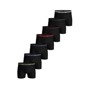 Černé boxerky Seasonal Solid Essential Shorts - sedm balení