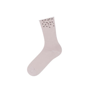 Světle růžové ponožky Pearls