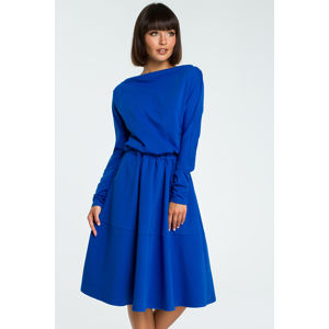 Modré šaty B087