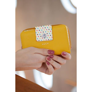 Žlutá tečkovaná peněženka Donna Daffodil