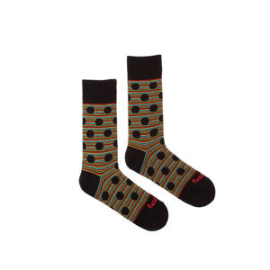 Vícebarevné ponožky s puntíky Chameleon