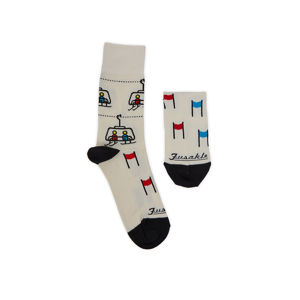 Vícebarevné ponožky Skiers