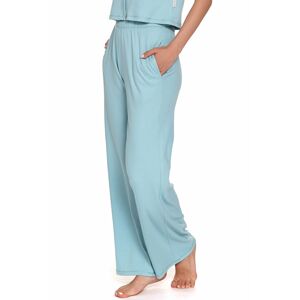 Světle modré bavlněné pyžamové kalhoty SPO4317