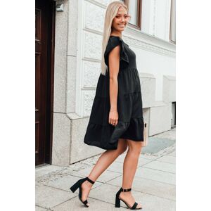 Černé krátké šaty DLR026