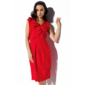 Červené pouzdrové šaty L337