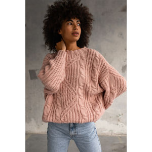 Světle růžový pulovr Belfort