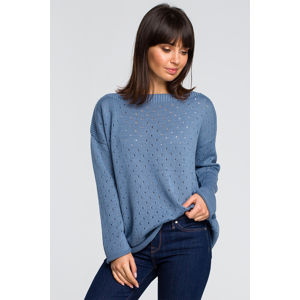 Modrý pulovr BK019