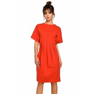 Červené šaty BE 045