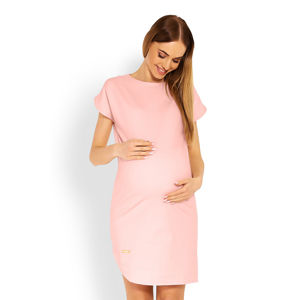 Světle růžové těhotenské šaty 1629C