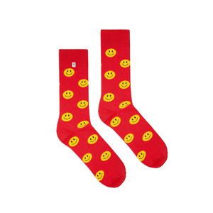 Červené ponožky Smile