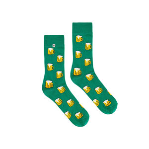 Zelené ponožky Beer