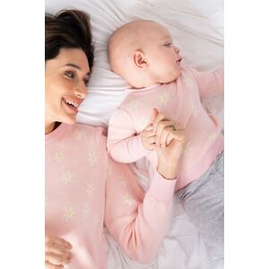 Světle růžový set pulovrů pro maminku a miminko Coco