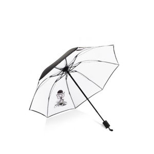 Černo-bílý deštník Mr. Dog