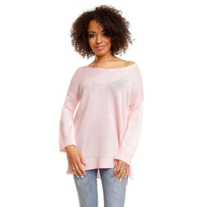 Světle růžový pulovr 30045