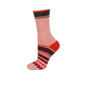 Dámské červené ponožky Panama