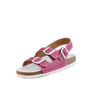 Dámské růžovobílé sandály 046462